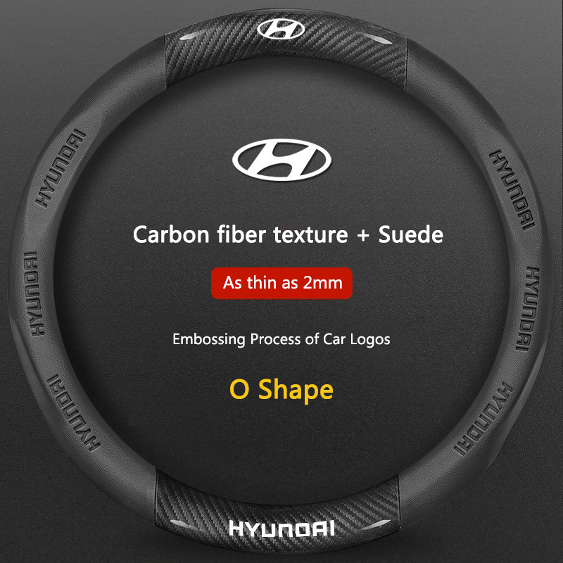 Capa De Proteção Antiderrapante Para Volante De Carro , Acessórios hyundai i10 i20 i30 i40 ix35 N line Kona Santafe Tucs