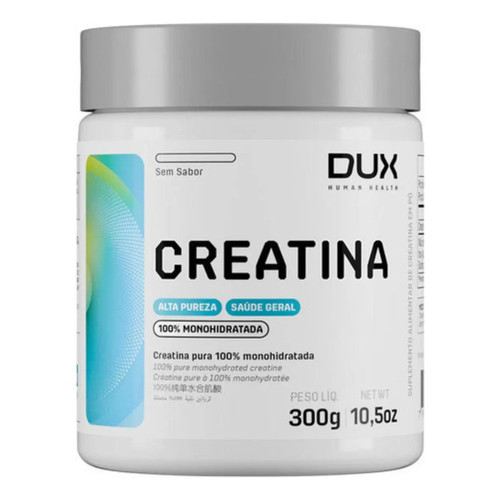 Creatina Dux Nutrition 300gr Monohidratada Pura Sabor Neutro