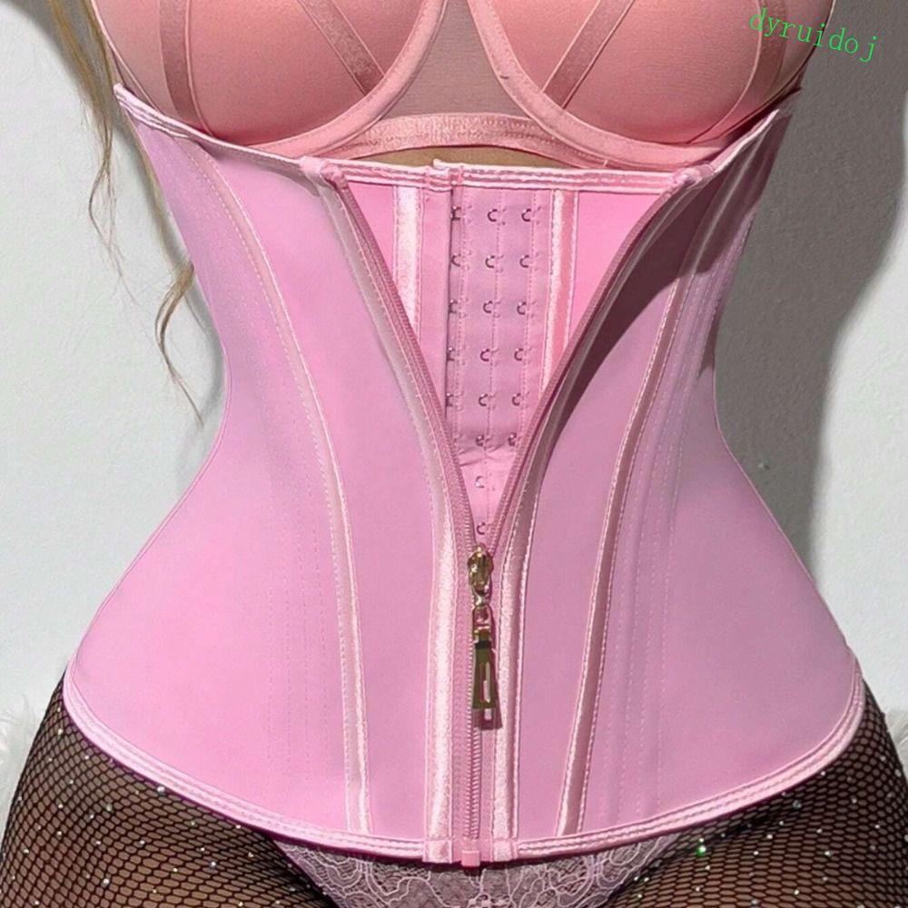 DYRUIDOJ1 Shapewear Feminino Em Espinha De Peixe , Modelador Sem Costura Para Controle De Barriga , Fivela Com Zíper