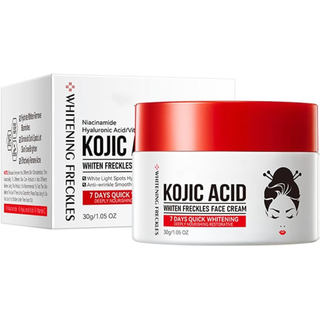 Ácido Kójico para o Rosto, Remoção de Manchas, Clareamento Anti-Envelhecimento, Tom Uniforme, Anti-Rugas, Hidratante 82D