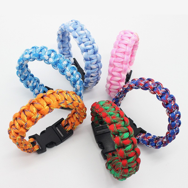 Pulseira de corda de guarda-chuva, pulseira de sobrevivência com corda de guarda-chuva de 7 núcleos, pulseira de sobrevi