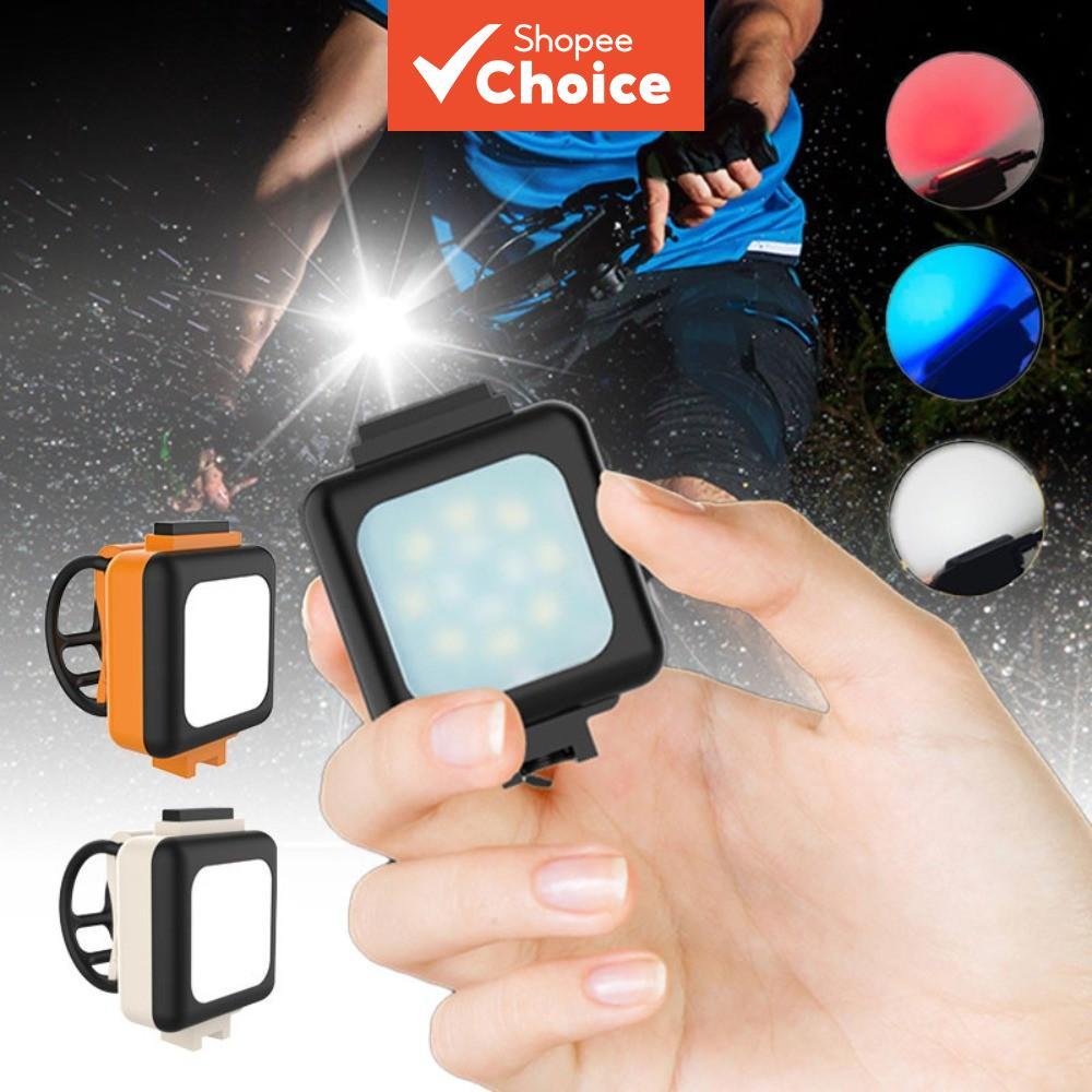 Mini Farol de Montanha para Bicicleta, Luz Forte Multifuncional para Ciclismo, Farol de Bicicleta Elétrica