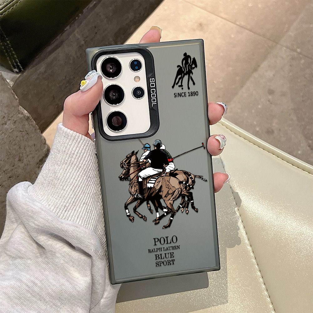 Capinha Hipismo Polo Sport Para Samsung A55 A35 A15 A05 A54 A34 A25 A14 A04 A24 S23 S24 FE Luxo Fashion