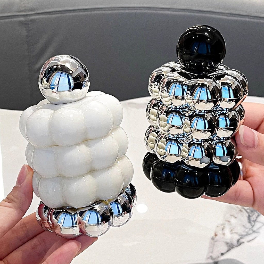 Porta-palitos de algodão doce de luxo para uso doméstico, personalizado e criativo, novo tubo para palitos para sala de 