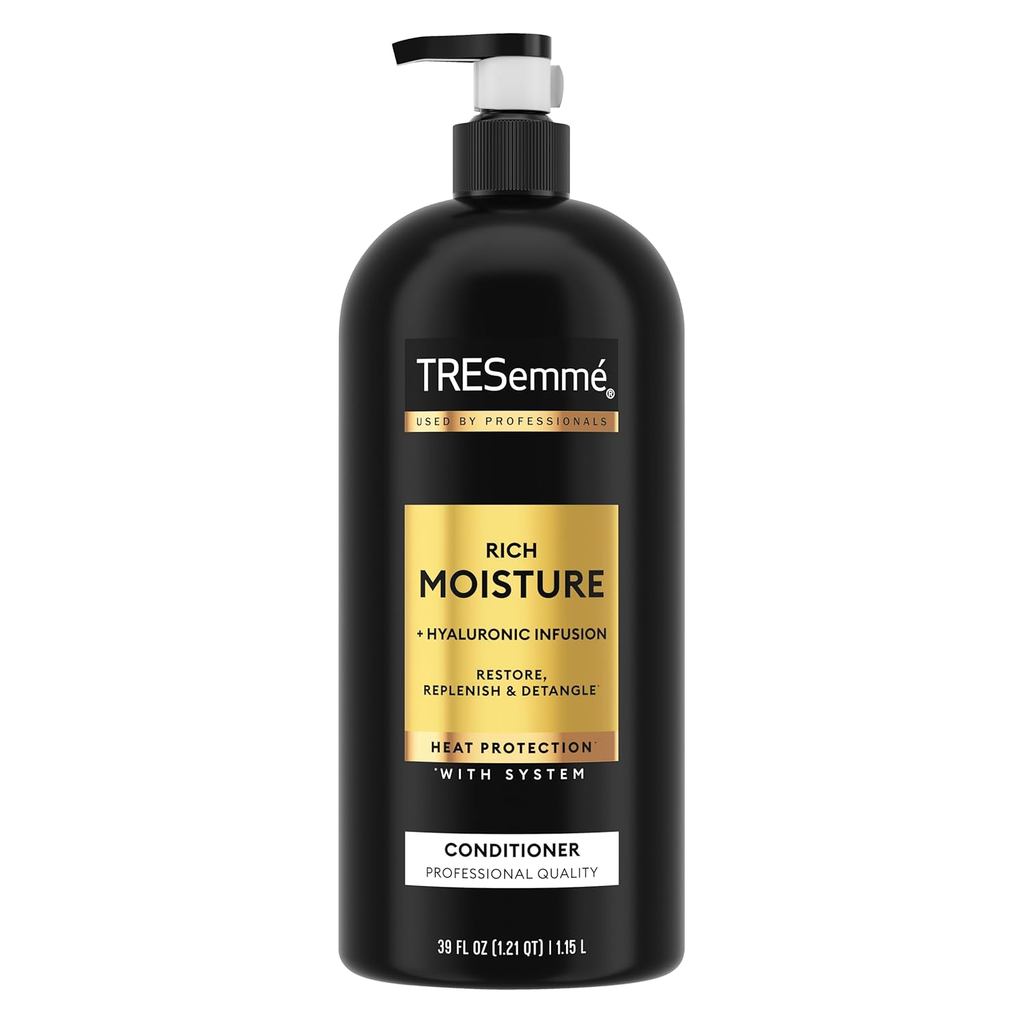 TRESemmé Rich Moisture Moisturizing Conditioner with Pump for Dry Hair Formulated With Pro Style Technology 39 Fl Oz SVD