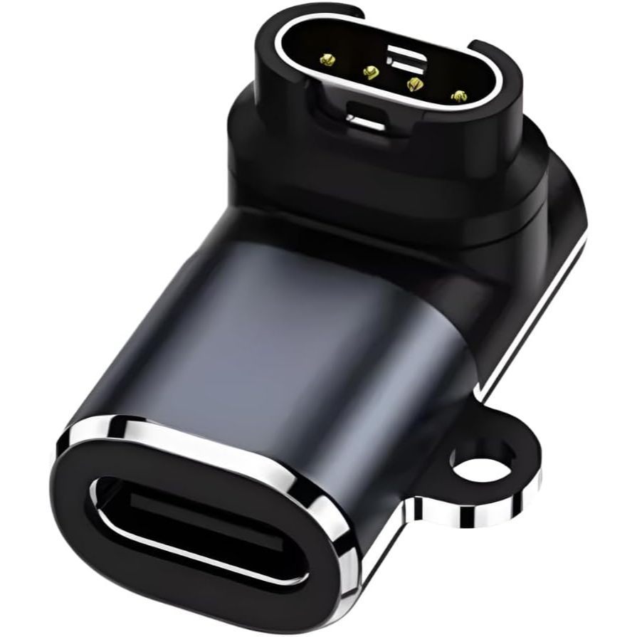 Adaptador Garmin Tipo C USB-C Carregador para Fenix 8 7 7X 6S Forerunner 955 965 945 Smartwatch