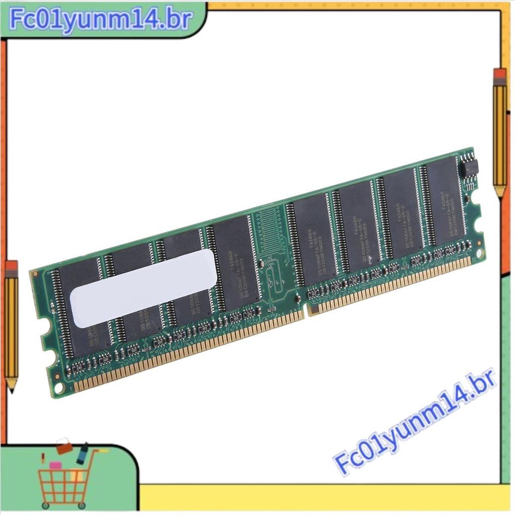2.6V DDR 400MHz 1GB De Memória 184 Pinos PC3200 Desktop Para RAM CPU GPU APU Não-ECC CL3 DIMM