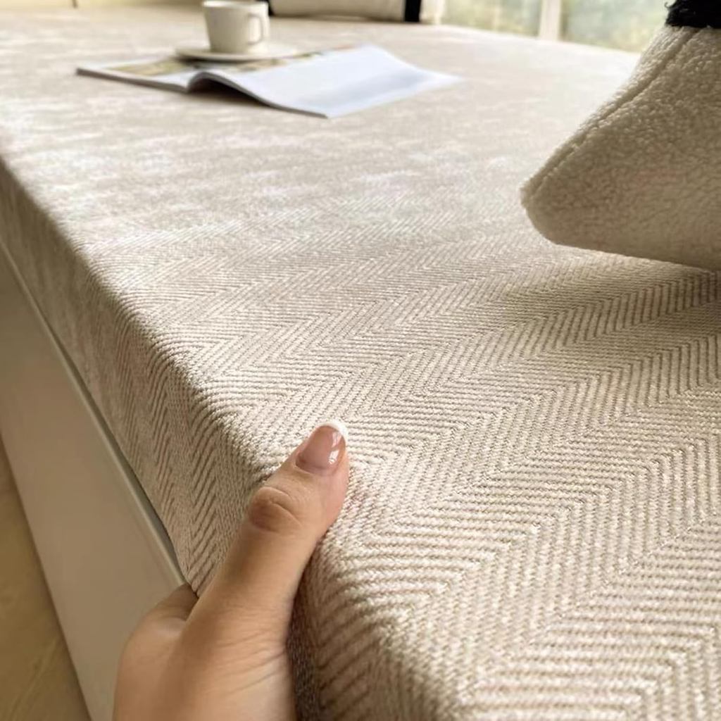 Almofada de Banco de Tamanho Personalizado, Almofada de Assento Densa Personalizada para Assento de Janela, para Móveis 