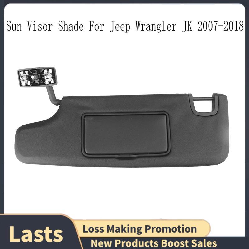 Carro Esquerdo Viseira De Sol Sombra Para JK 2007-2018 Motorista Janela Dianteira Escudo Capa Pára-Com Espelho De Maquia