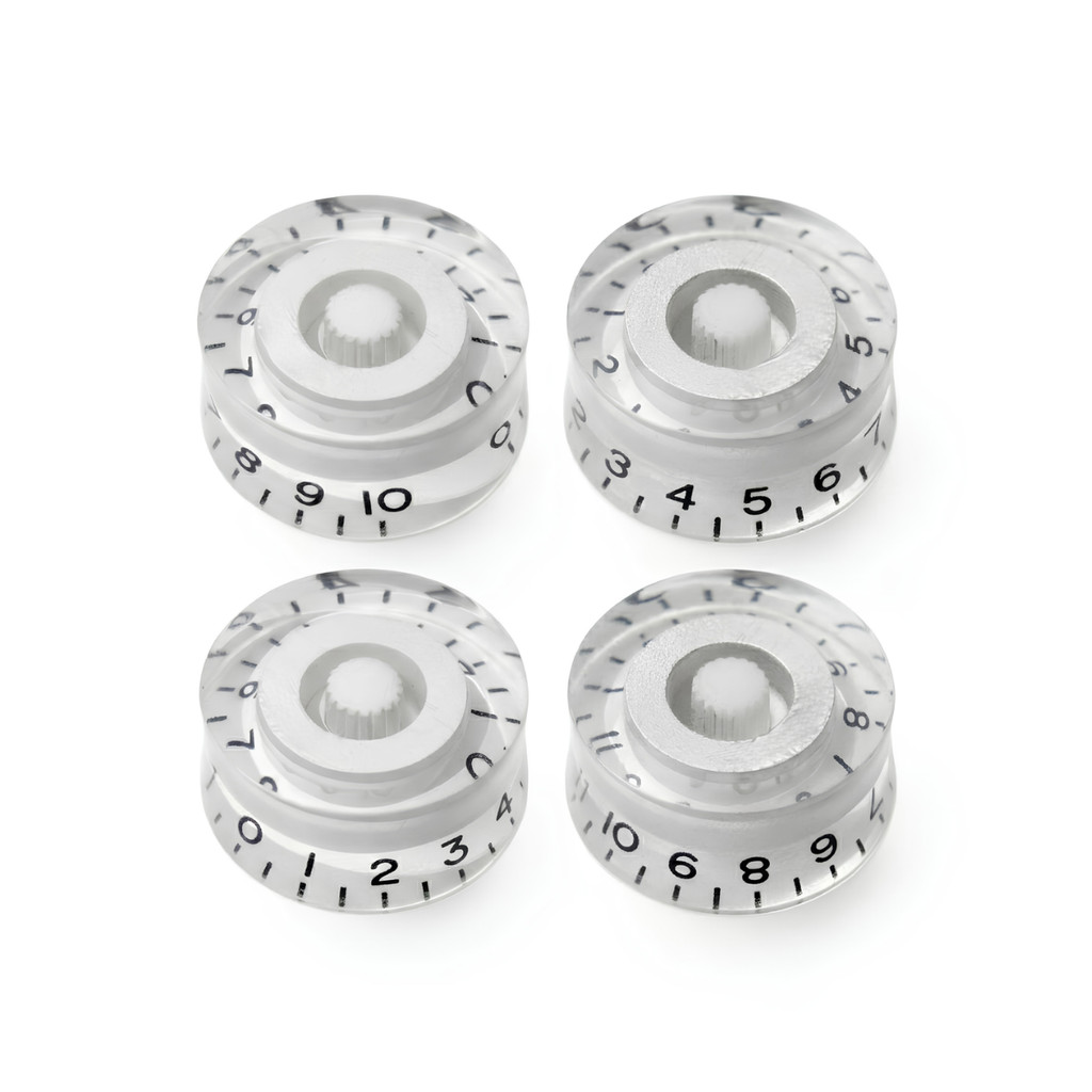 4un Knob Speed Control Guitarra Prs Gibson Les Paul EpiPhone Transparente