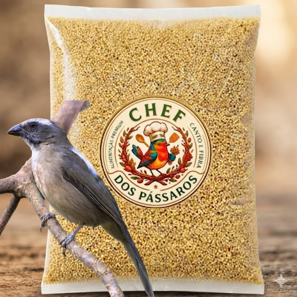 Extrusada Premium 5 Kg TRINCA FERRO Ração CHEF dos PÁSSAROS