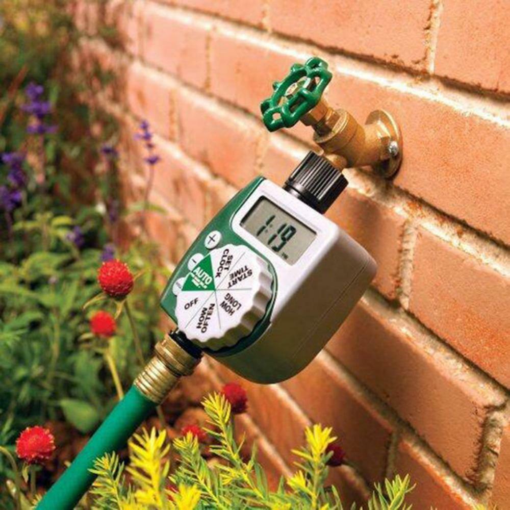 Timer Irrigação Automático LCD Controlador De Rega Jardim Sistema De Gotejamento Inteligente