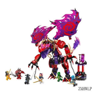 OHCW Lego Ninja Legend Chaos Dragon 71832 Brinquedo Educativo Infantil Jogo de Blocos de Construção para Adultos Decoraç
