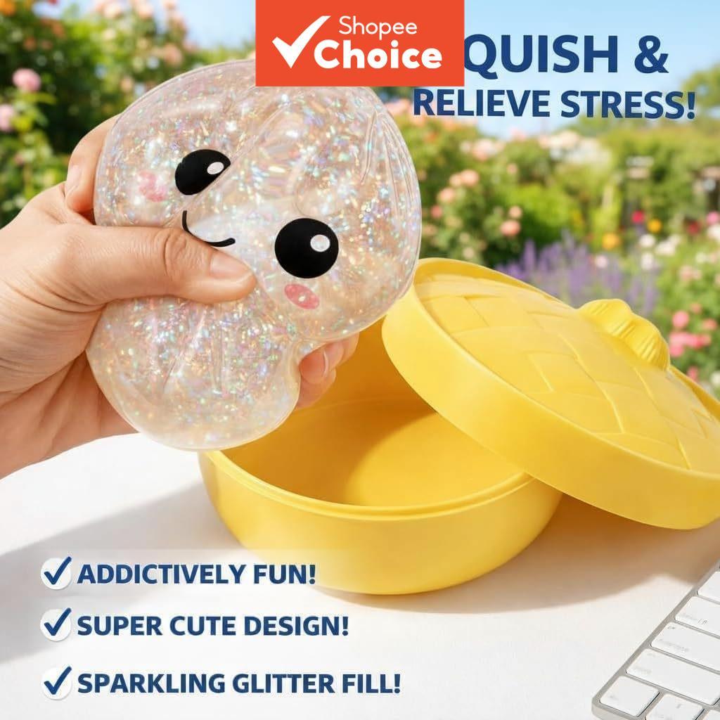 Bolinho Squishies Soft Rebound Squeeze Toy Antiaderente Hand Play Para Crianças Inverno