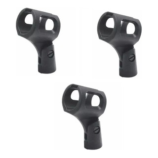 Kit Com 3 Cachimbo Para Microfone Suporte Em Pedestal