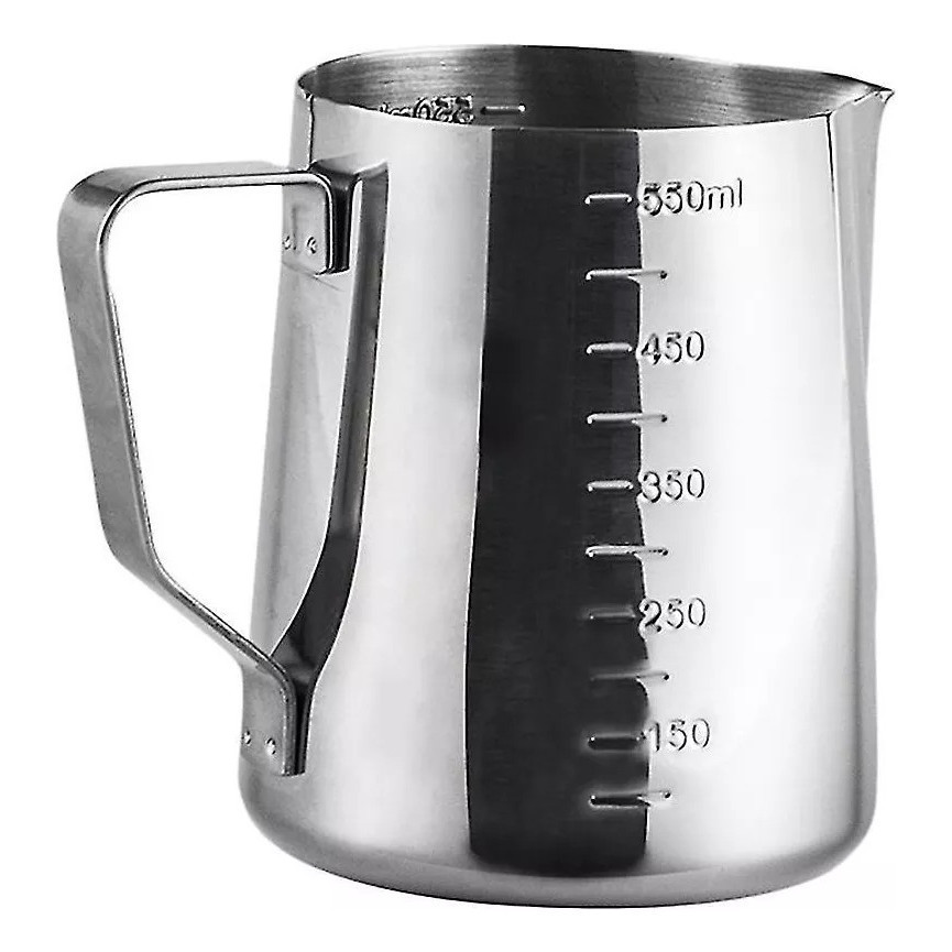 Leiteira Pitcher Jarra Cafe Leite Barista Aço Inox 600ml