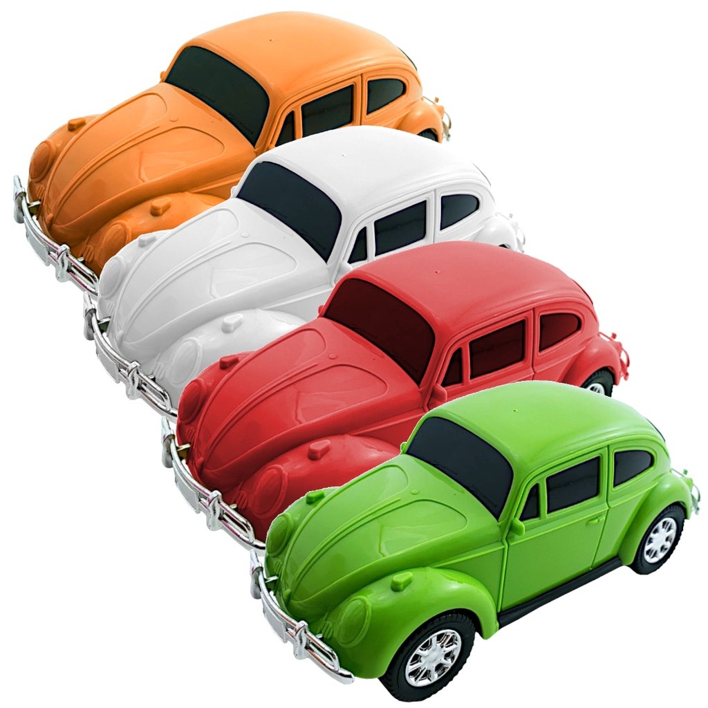 Brinquedo Miniatura Fusquinha Fusca Plasrico 70 Na Solapa - Diverplas