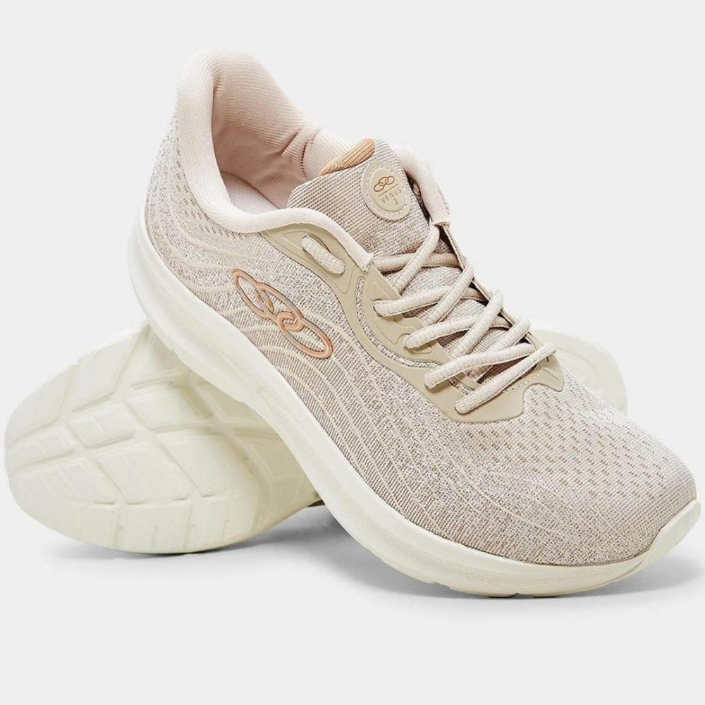 Tênis Olympikus Venus 3 Feminino - Marrom em Oferta na Shopee