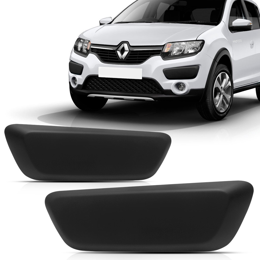 Moldura Parachoque Dianteiro Sandero Stepway 2014 2015 2016 2017 2018 2019 em Oferta na Shopee