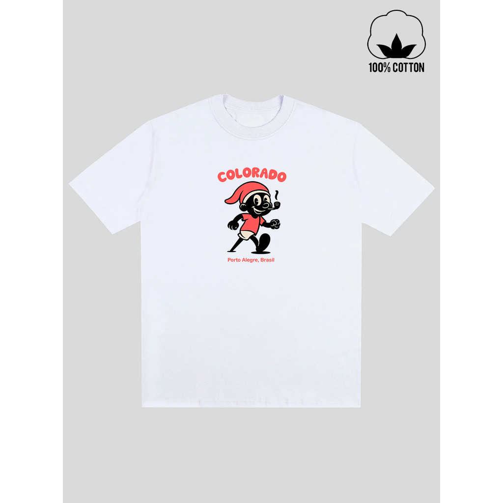Camiseta Colorado 100% Algodão Saci Internacional