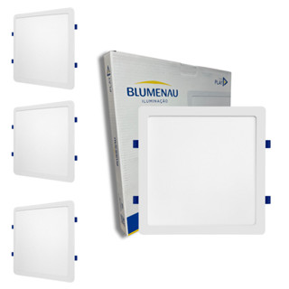 kit 3 Painel Plafon Quadrado Embutir 24w Play  6500k ou 4000k ou 3000k Blumenau Iluminação Bivolt em Oferta na Shopee