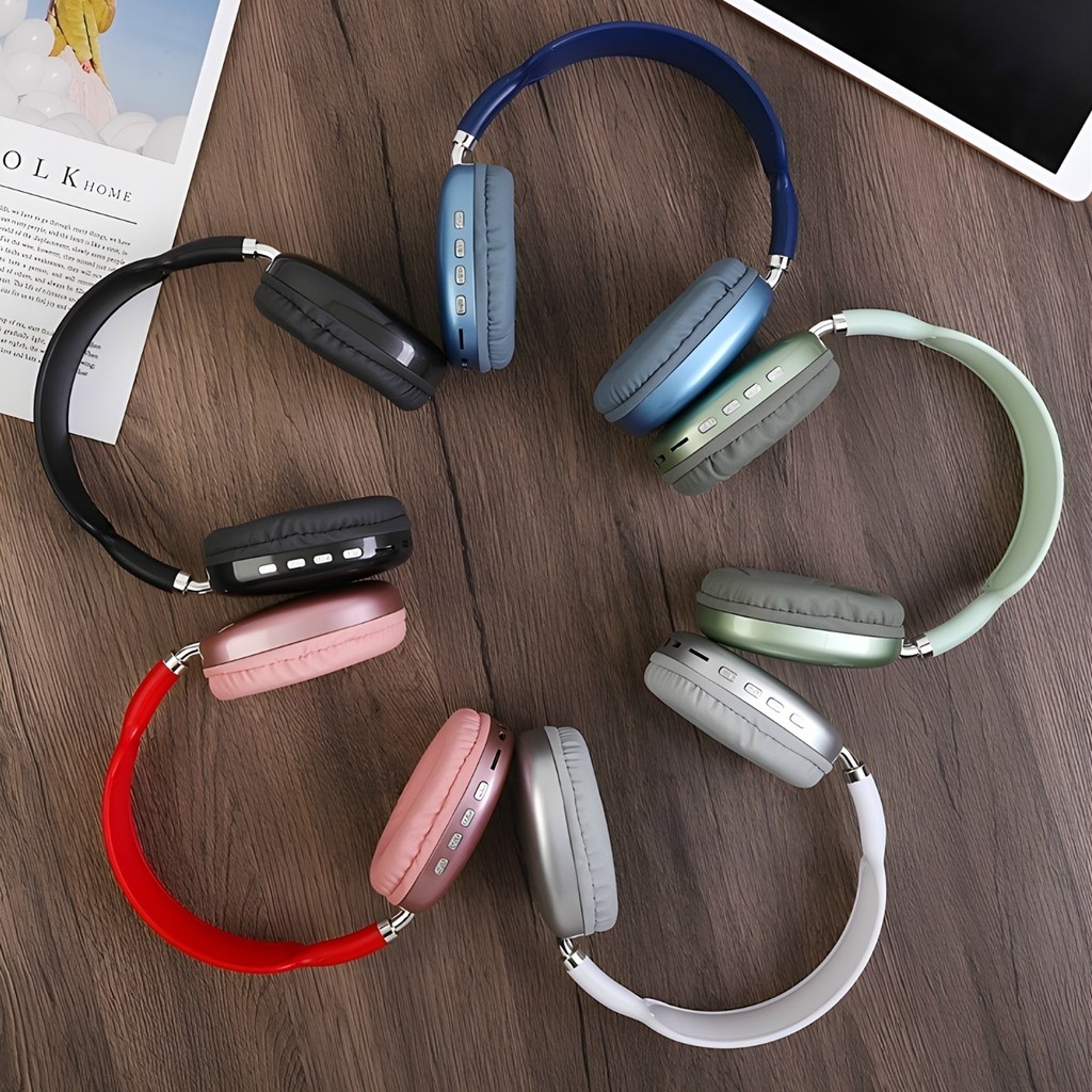 Fone De Ouvido Sem Fio Bluetooth  P9 Top Headphone em Oferta na Shopee