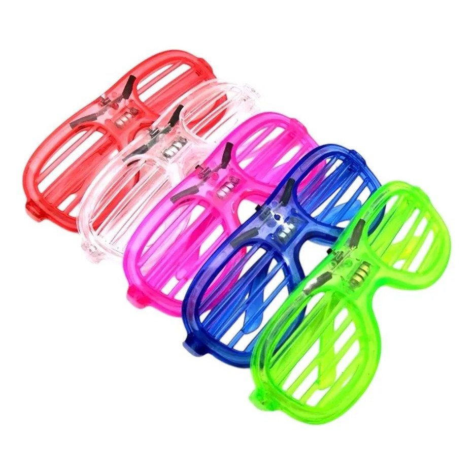 Óculos Led Para Festas Pisca Balada Carnaval Rave em Oferta na Shopee