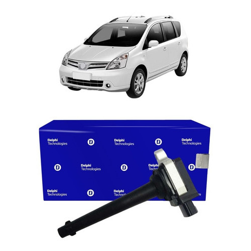 Bobina Ignição Grand Livina 1.8 Após 2009 Delphi Gn10317