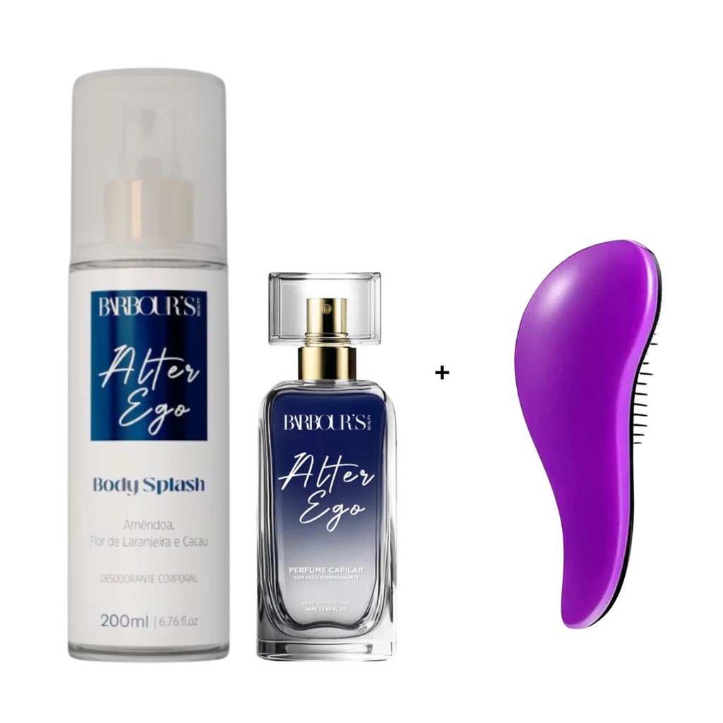 Kit Body Splash & Perfume Capilar Barbour's Beauty Alter Ego