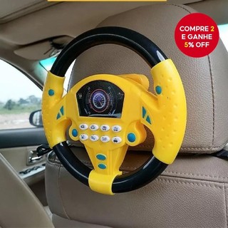 Volante Brinquedo Para Crianças Carro Girador Jogar Ferramenta Bebê Menino Menina Educacional