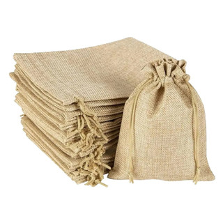 Kit 10 Saco Juta Tule 17X23 cm Saquinho  Lembrancinhas Artesanato