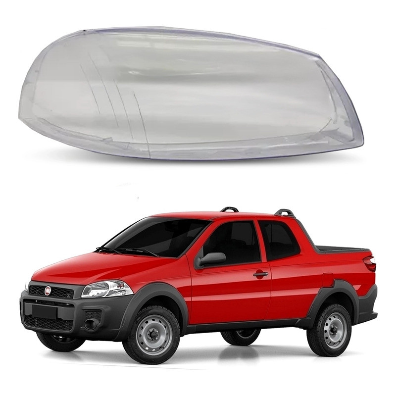 Lente Do Farol Esquerdo Fiat Strada Working 1.4 2010 A 2020 em Oferta na Shopee