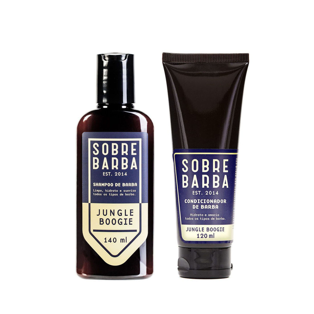 Kit Sobrebarba - Shampoo e Condicionador de Barba - Jungle Boogie