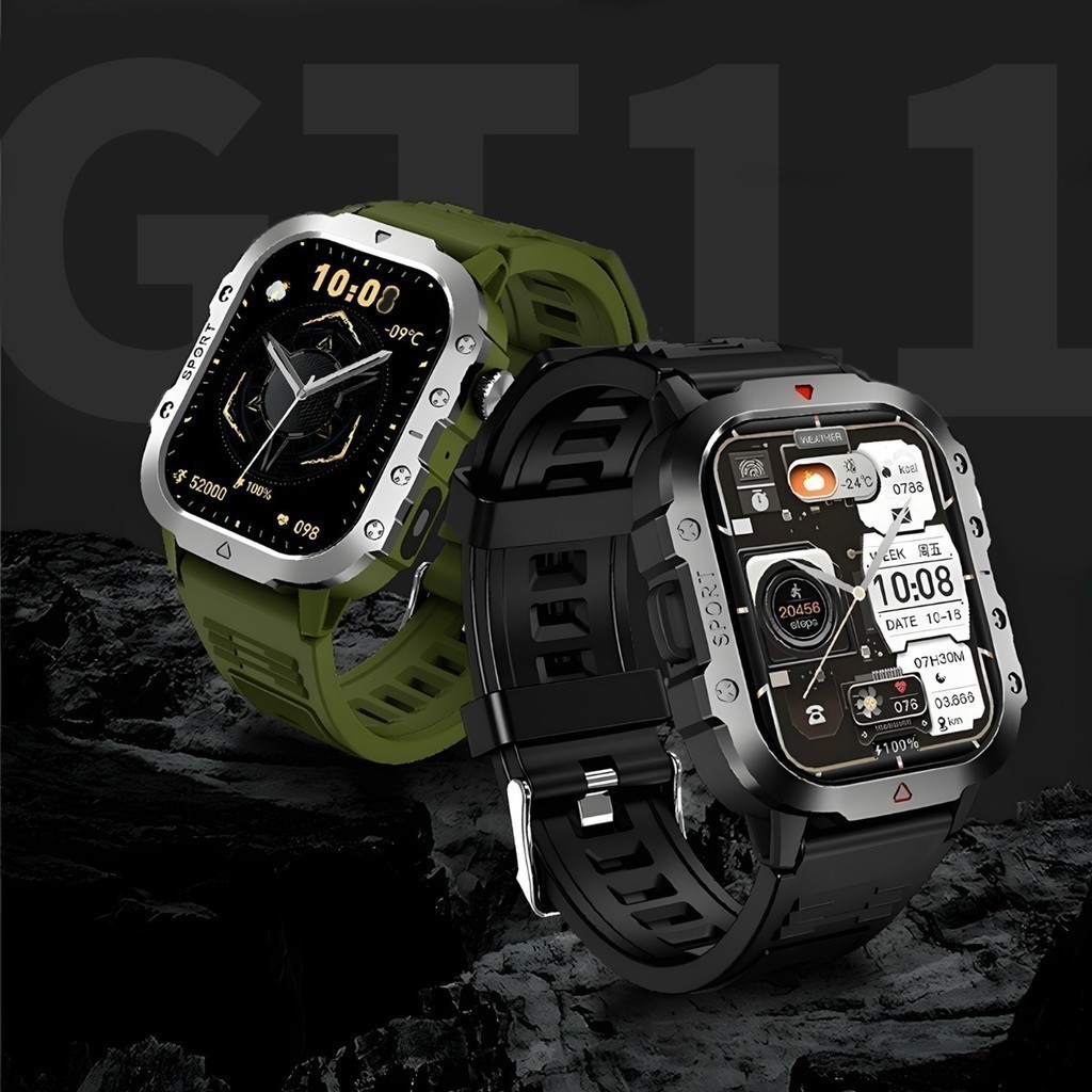 Relógio masculino novo de 2,01 polegadas com bluetooth e funções completas