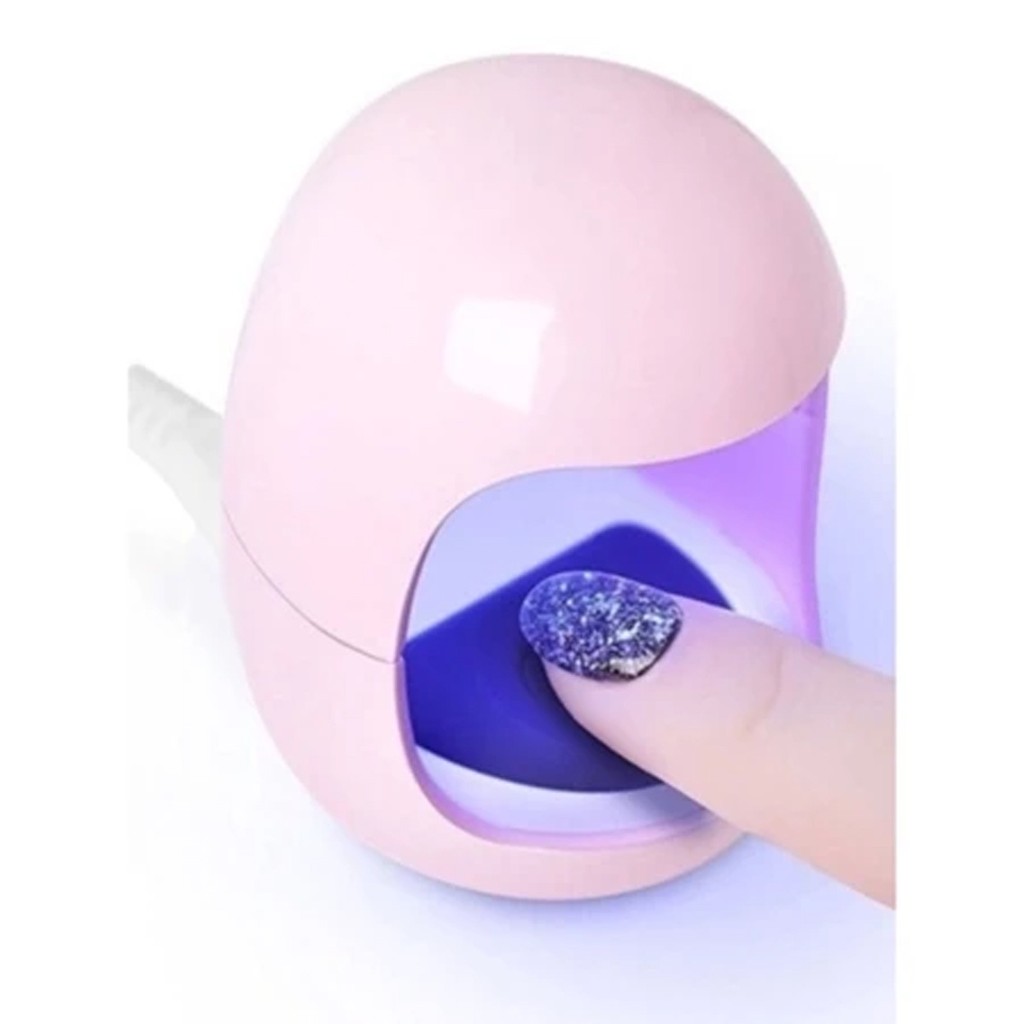 Cabine Estufa UV Para Unhas Secar Esmaltes Sem Pilha/Bateria MiniQ3 6WMax 3 Lâmpadas DC5V/1a PC/ABS