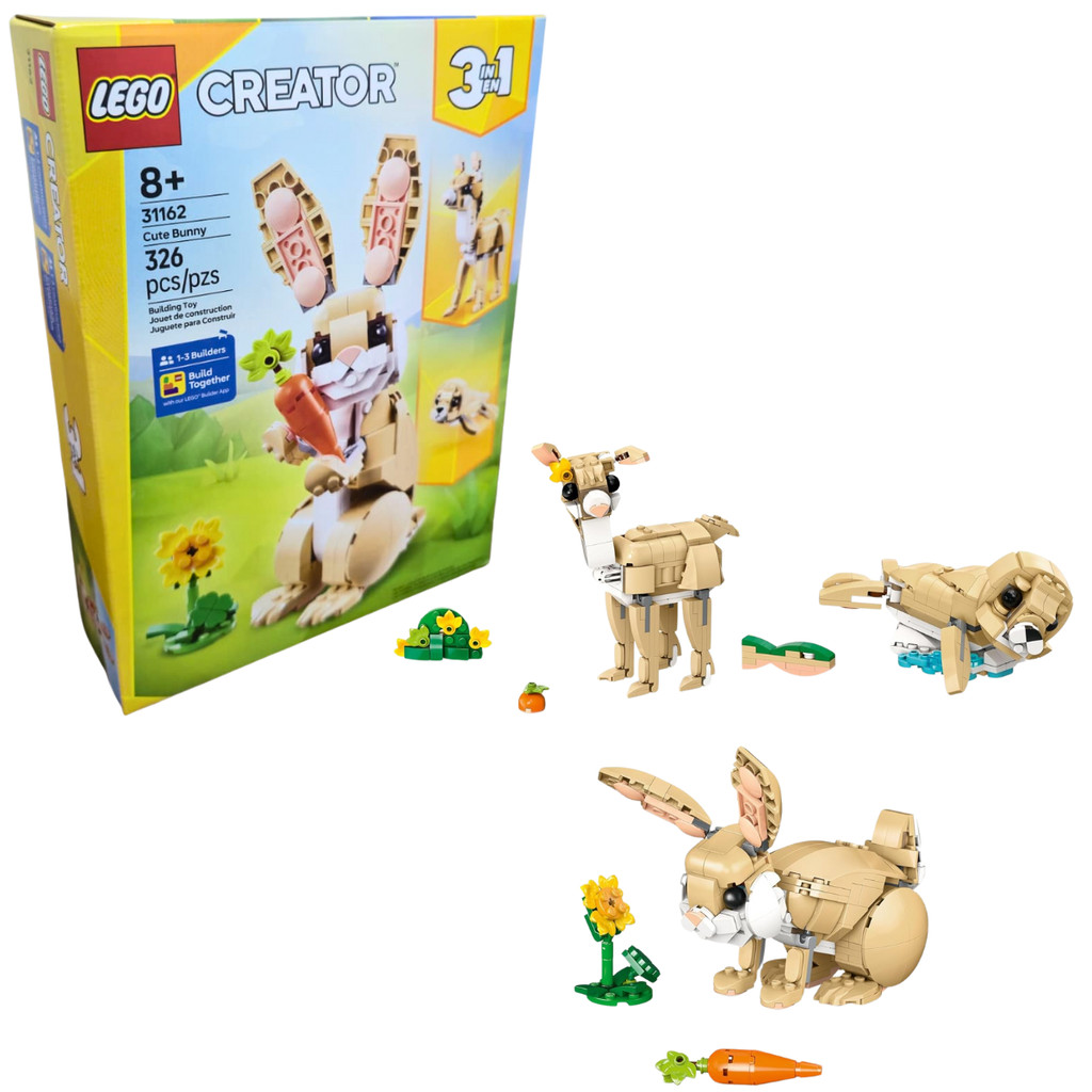 Lego Creator 3 em 1 Coelho Adorável 31162