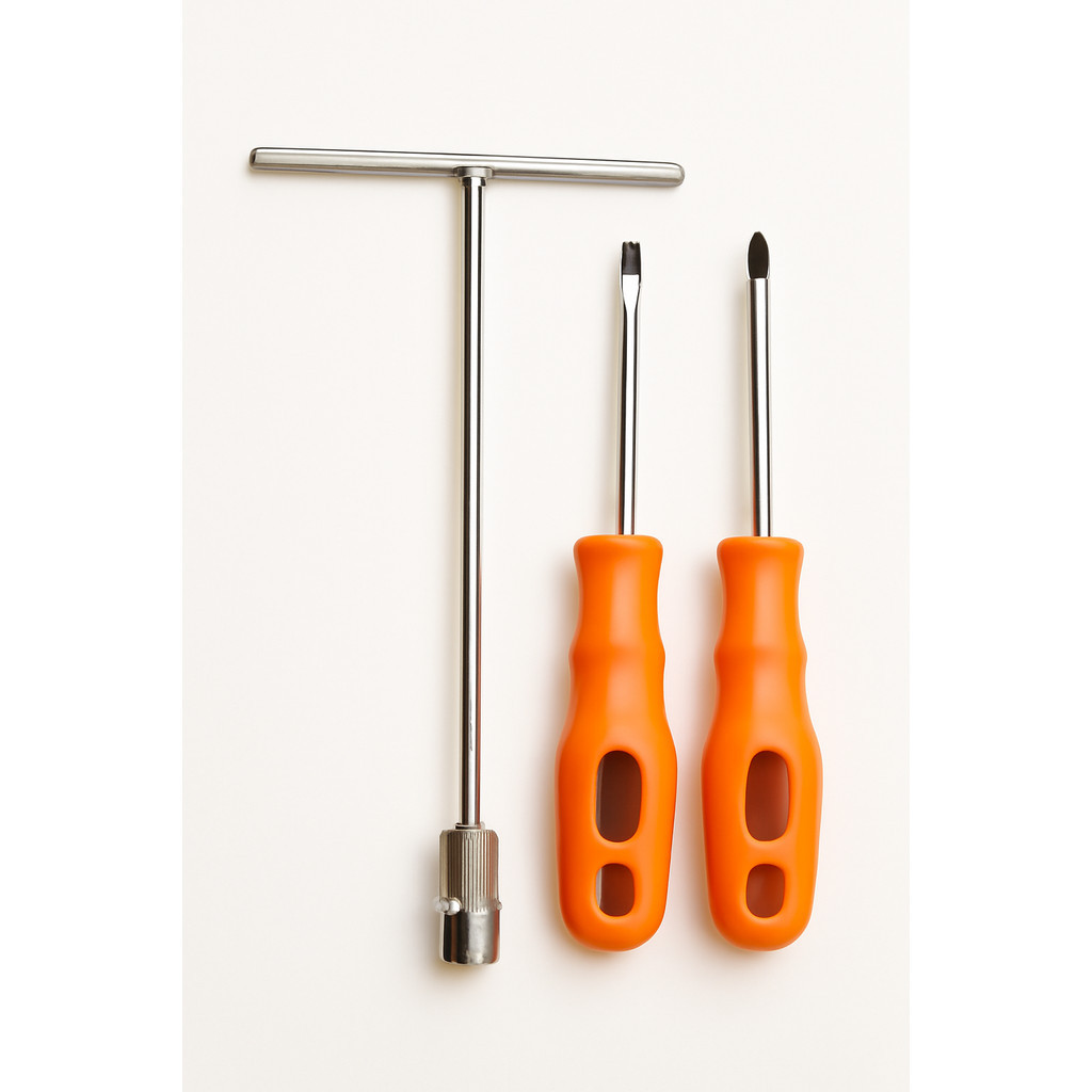 Kit Completo de  Ferramentas Profissionais Chave T 19 mm e Chave de Fenda e Philips com Cabo Antiderrapante