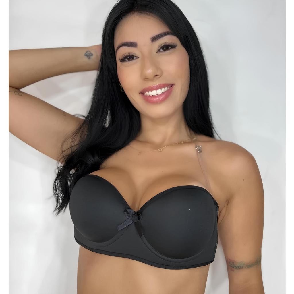 Alça de Silicone Invisível Para Sutiã Transparente Antialérgica Ajustável Confortável Barata