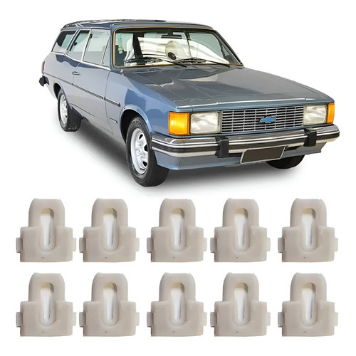 Kit 10 Grampo Do Friso Opala Comodoro Ate 84