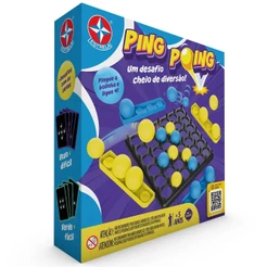 JOGO DE TABULEIRO PING POING ESTRELA BRINQUEDO MESA CARTA CRIANÇA PONG BOLINHA ADULTO BOLA LIGUE 4