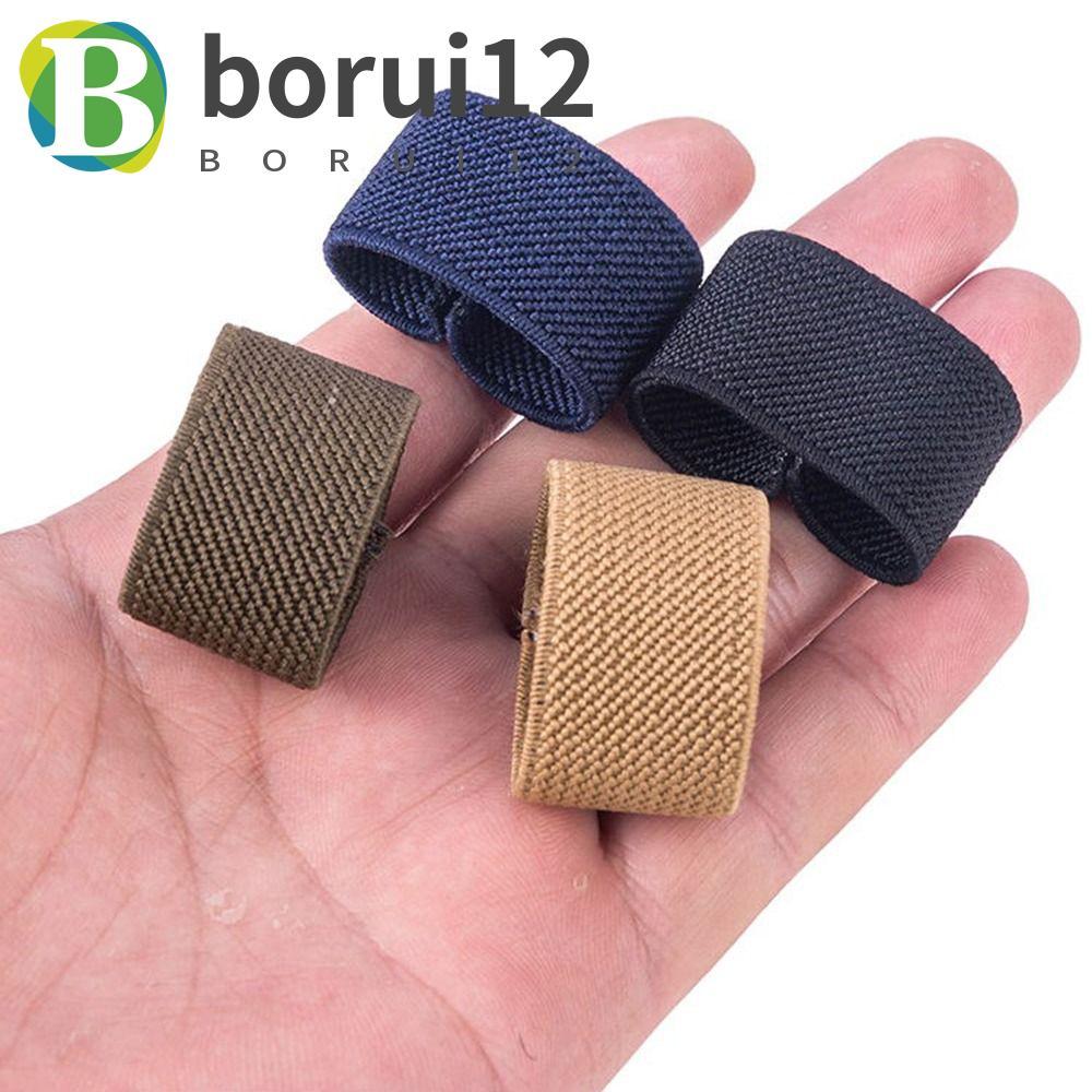 BORUIB Cinto Anel Elástico De Dedo Intermediário Lona Elástica Loop Multicolor Sarja Mochila Alça Arranjo Acessório Clip