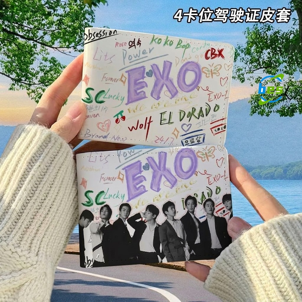 Capa Para Carteira De Motorista EXO Idol – Protetora De Couro Veículo Motorizado Mulheres