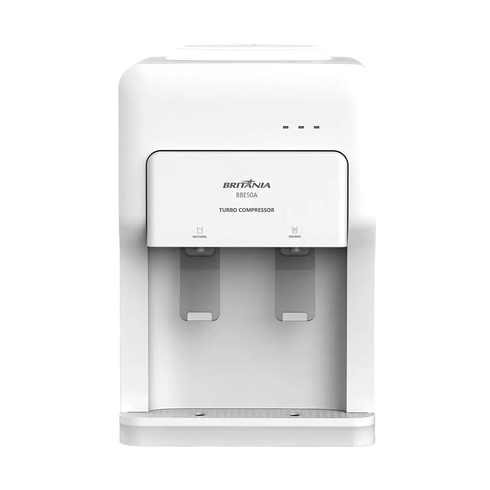 Bebedouro de Mesa Elétrico Britânia BBE50A Turbo Compressor 20L Branco