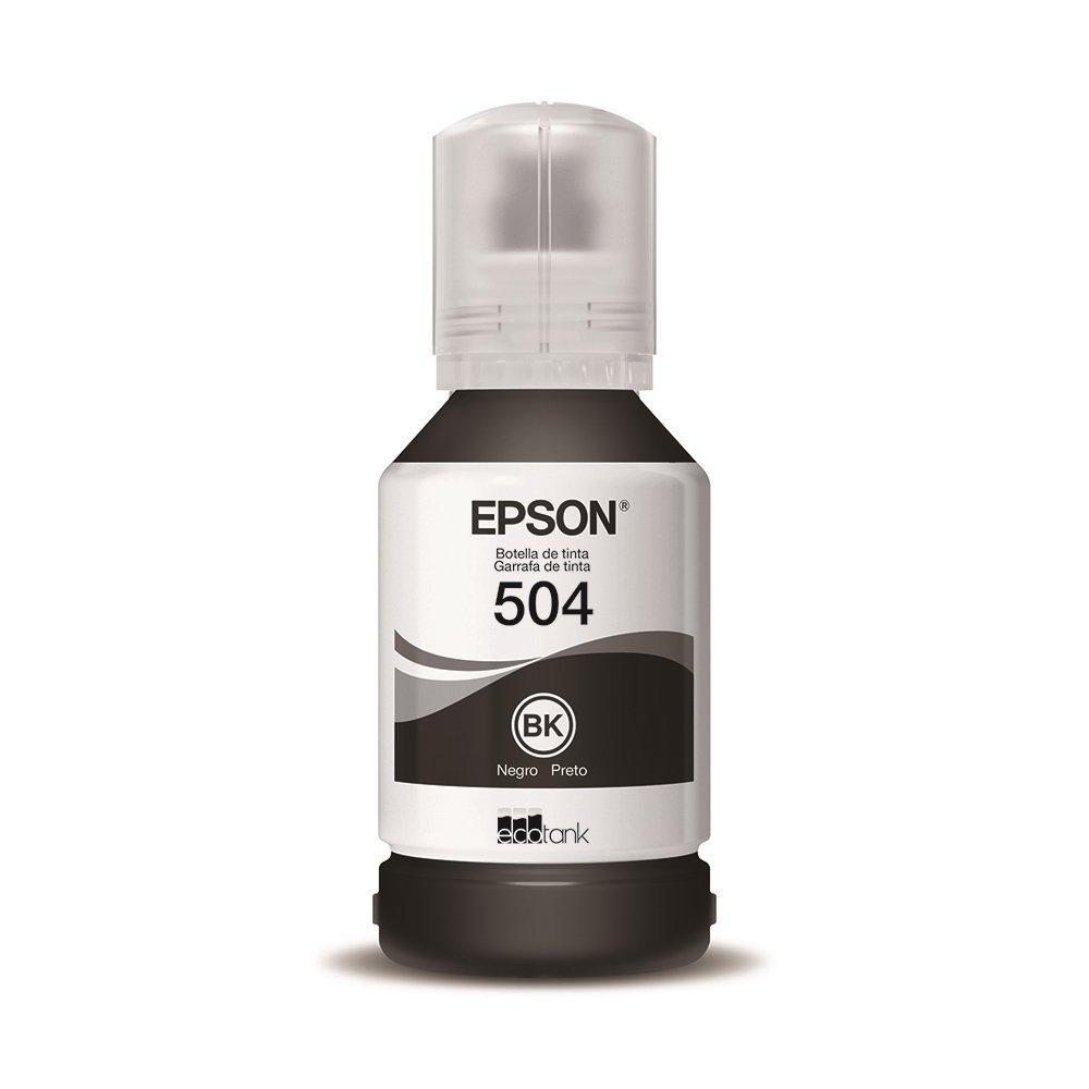 Refil De Tinta Epson T504122-BR Preto | Para Impressoras L4150|L4160|L4260|L6171|L6270|L14150|L6161|L6191