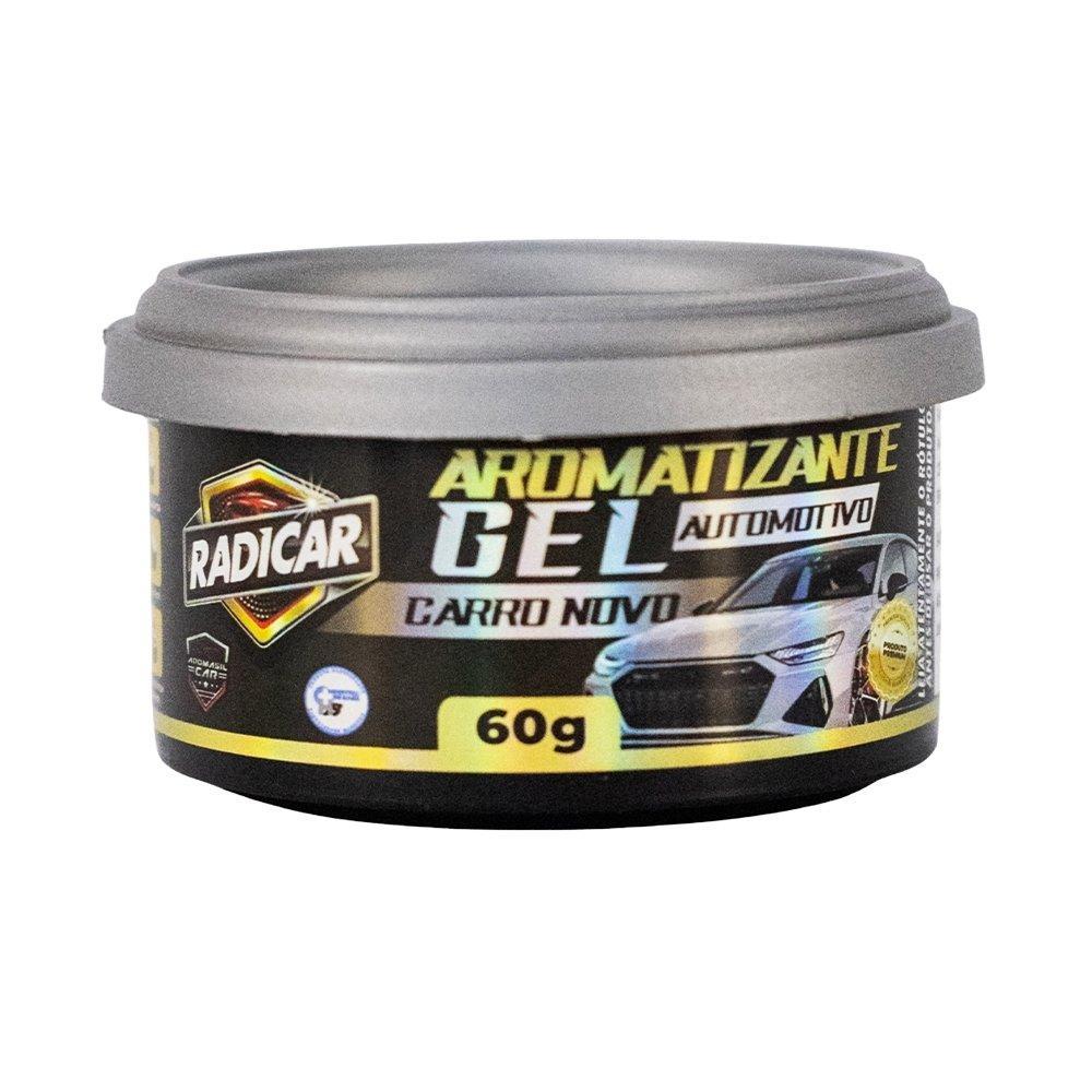 Aromatizante Gel Automotivo Aromasil Car Carro Novo 60g