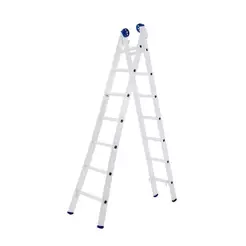 Escada Extensiva Mor Alumínio 7x2 Degraus - Leve, Resistente e Versátil