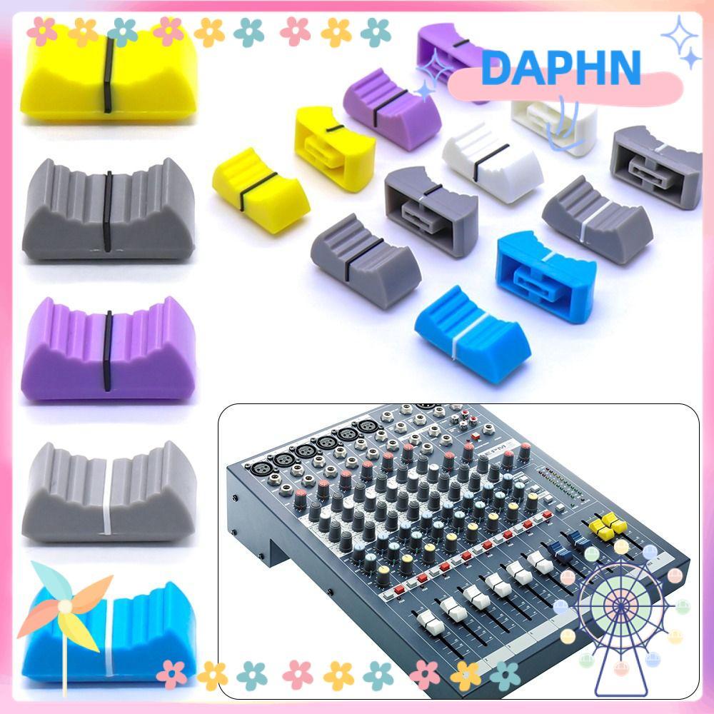 DAPHNE 10 Pcs Tampa Do Potenciômetro Botão Interruptor Deslizante Sensível Push-Pull Reta