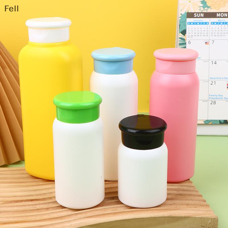 [Fel] 1 Pcs 30/50/100/150/200/250/300g Frasco De Pó De Talco Recarregável Dispensador Cosmético Recipiente Plástico Fras