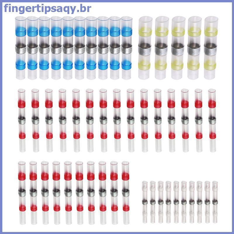 FINGE 50 Unidades De Manga De Solda Termo Retrátil À Prova D'água Kit De Tubo Conector De Emenda De Fio De Vedação ,