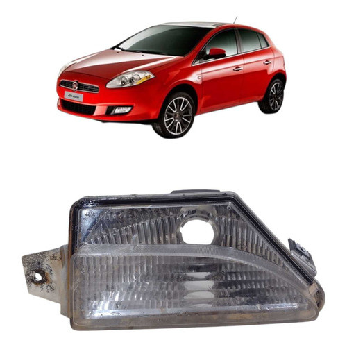 Farol Milha Direito Fiat Bravo 2011 2012 2013 2014 2015 2016 Transparente